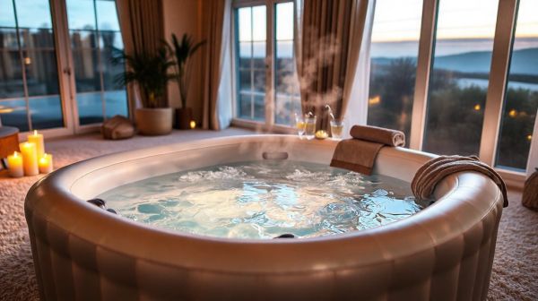 Découvrez les avantages d'un spa gonflable à domicile