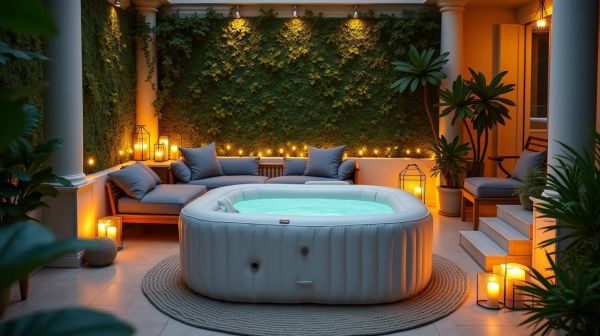 Sublimer votre espace bien-être : inspirations et conseils pour adopter un spa gonflable chez soi
