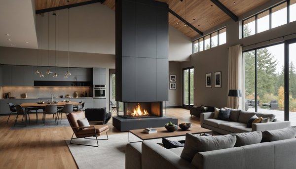 Cheminée design : comment en faire la pièce maîtresse d'un salon contemporain sans tout rénover